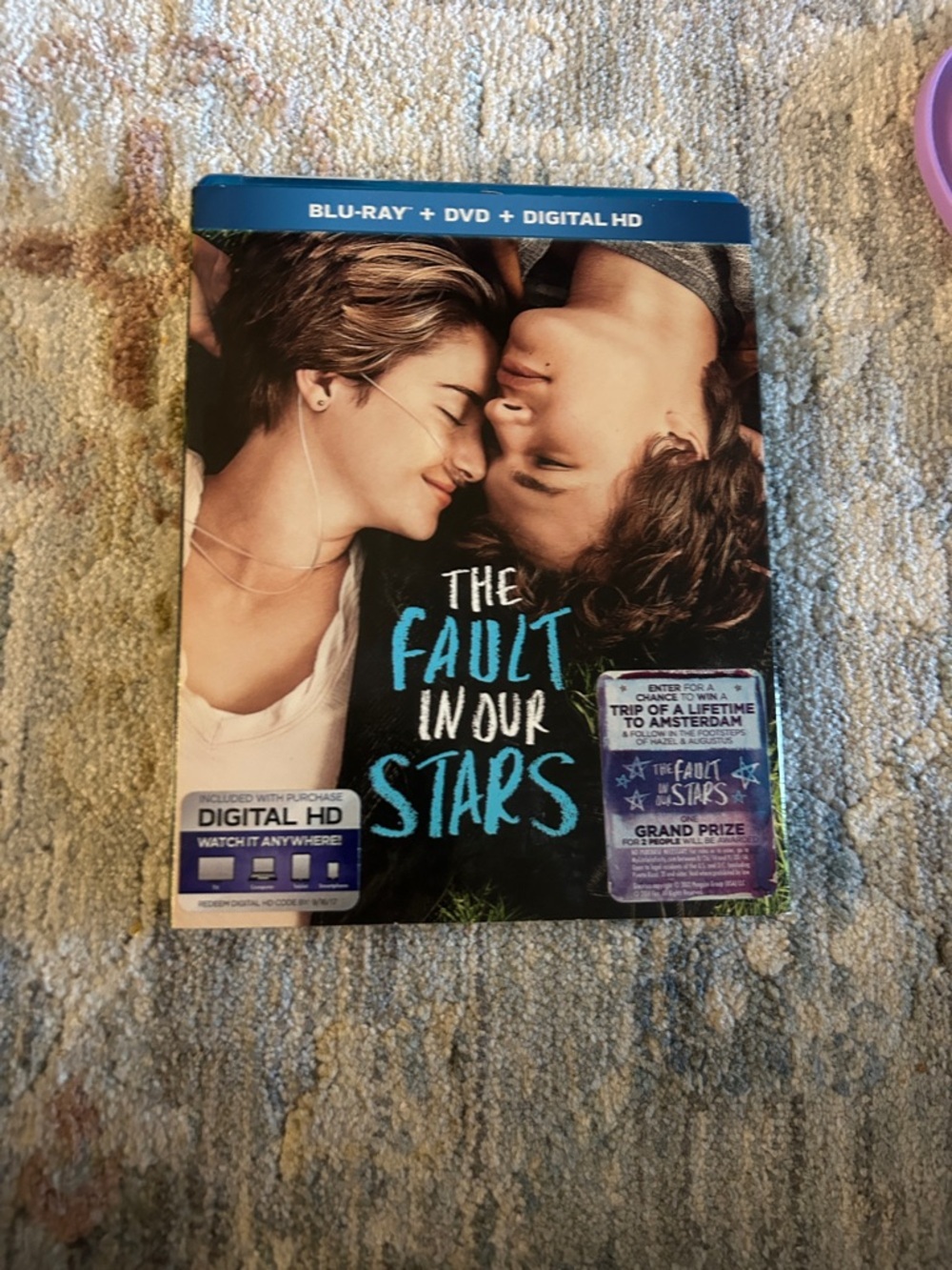 The Fault in Our Stars Blu-ray + DVD Steelbook - Blue & Black